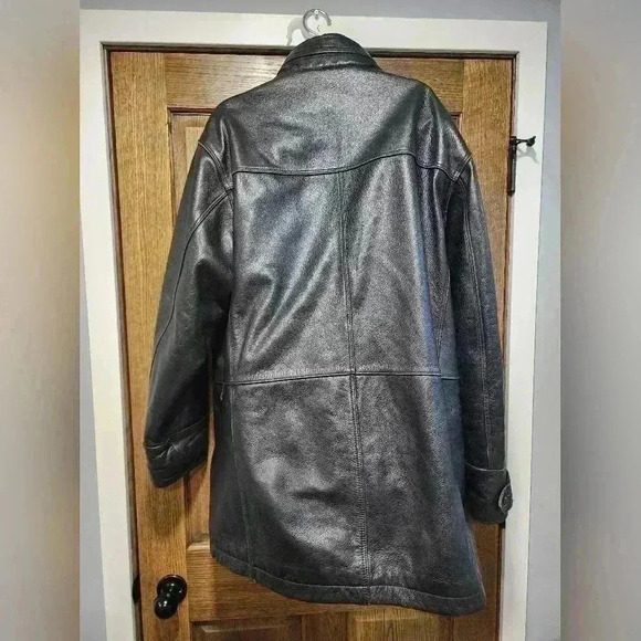 Wilsons The Leather Experts Men's Leather Jacket Size XL - Picture 3 of 6